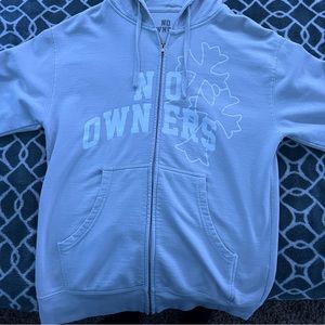 No Owners Zip Up White